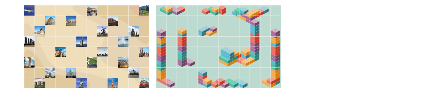 Weavly backgrounds for advanced users Weavly's landmark and marble run backgrounds.